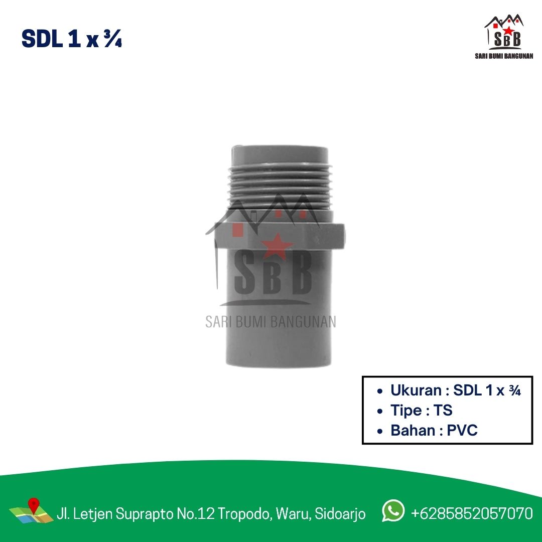 SDL 1 X 3/4